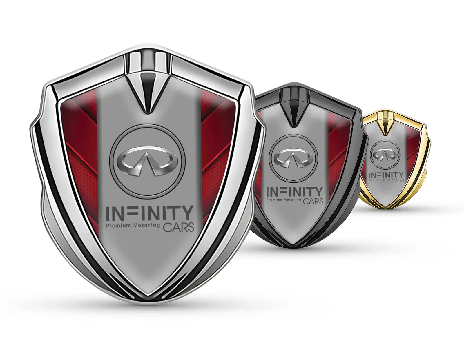 Infiniti Silikon Emblem Abzeichen Robustes Premium Feeling